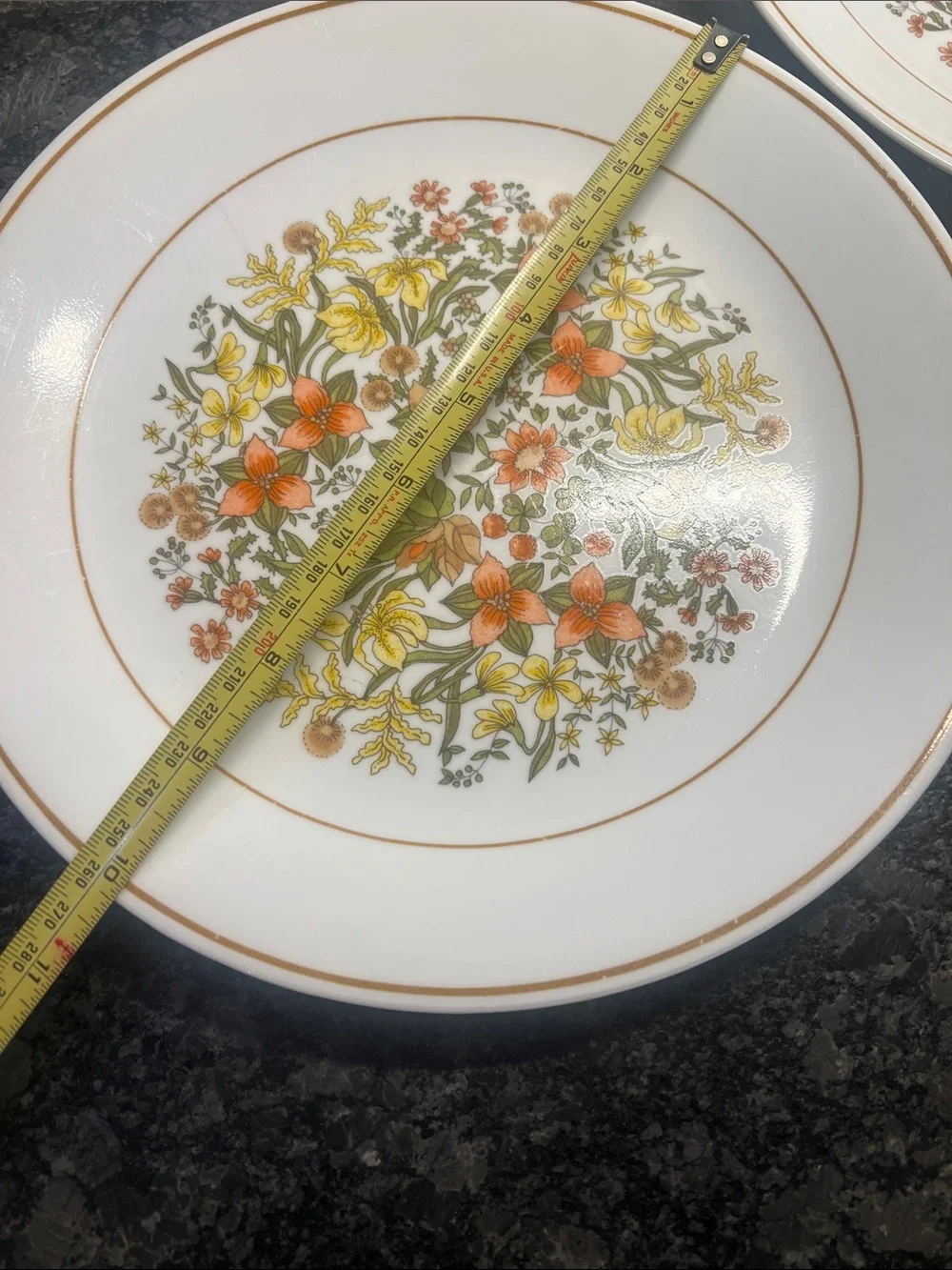 Corelle Indian Summer  Floral Dinner Plate. Great condition. 10.4 “.